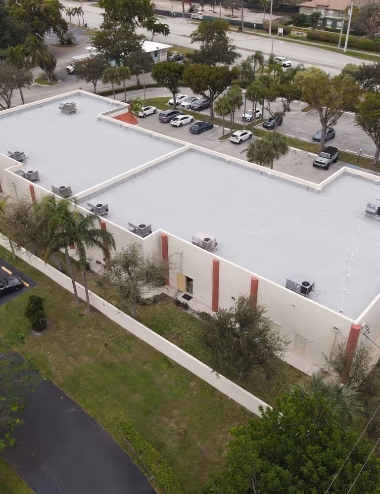 Commercial roofing project by Molsbee Roofing