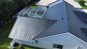 Standing seam metal roof detail