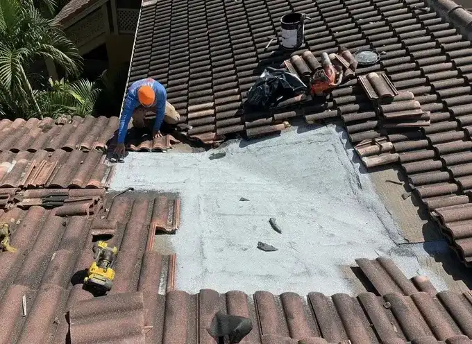 Roof leak repair and storm damage repair in West Palm Beach area