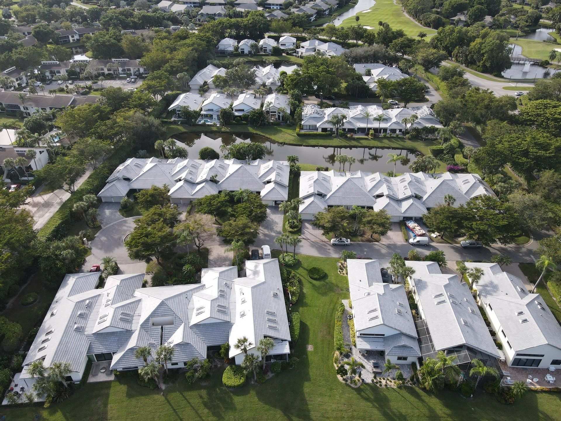 Waters Edge golf community roofing