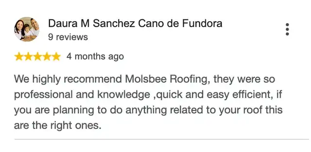 5-star Google review from Daura M Sanchez Cano de Fundora